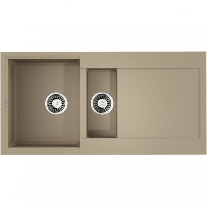 Мойка OMOIKIRI SAKAIME 100-2-CH Tetogranit/шампань 4993897 Мойка OMOIKIRI SAKAIME 100-2-CH Tetogranit/шампань 4993897