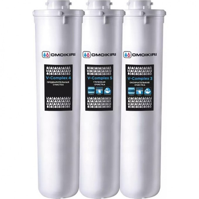 Комплект сменных модулей для водоочистителей OMOIKIRI PURE DROP LITE MOD 2.0 4998032 Комплект сменных модулей для водоочистителей OMOIKIRI PURE DROP LITE MOD 2.0 4998032