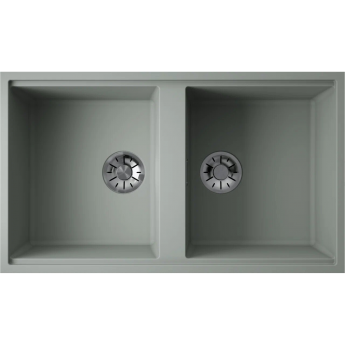 Мойка OMOIKIRI KITAGAWA 83-2-U-WG Artceramic/wind green Мойка OMOIKIRI KITAGAWA 83-2-U-WG Artceramic/wind green