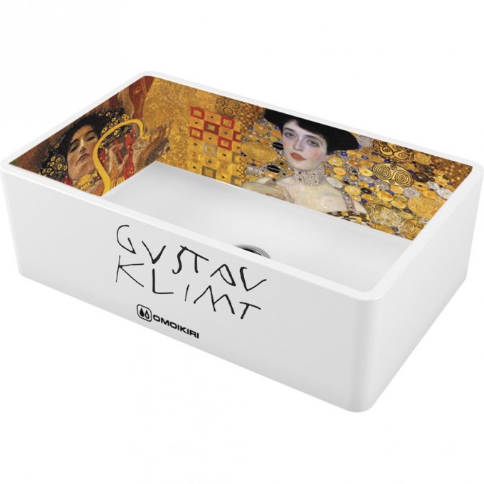 Мойка OMOIKIRI MIKURA 76-KLIMT Natceramic/white 4993022 Мойка OMOIKIRI MIKURA 76-KLIMT Natceramic/white 4993022