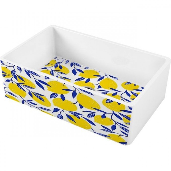 Мойка OMOIKIRI MIKURA 76-LEMON ART COLLECTION Natceramic/white 4993020 Мойка OMOIKIRI MIKURA 76-LEMON ART COLLECTION Natceramic/white 4993020