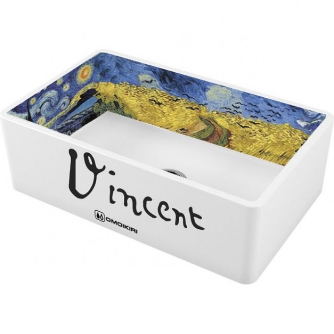 Мойка OMOIKIRI MIKURA 76-Vangogh Natceramic/white 4993024 Мойка OMOIKIRI MIKURA 76-Vangogh Natceramic/white 4993024