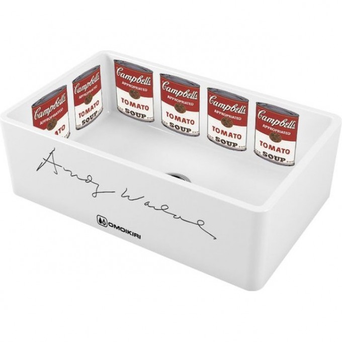 Мойка OMOIKIRI MIKURA 76-WARHOL Natceramic/white 4993025 Мойка OMOIKIRI MIKURA 76-WARHOL Natceramic/white 4993025