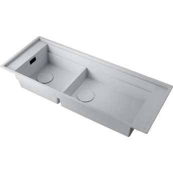 Мойка OMOIKIRI SINTESI PRO 114-2-U/I-WH Artceramic/белый